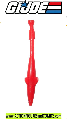 Gi joe BACKBLAST 1989 Red MISSILE weapon part