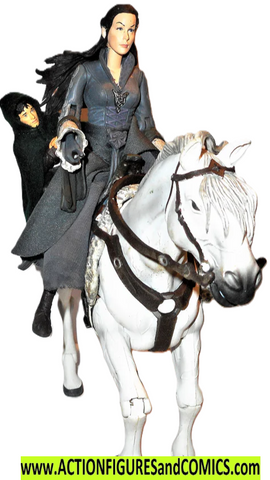 Lord of the Rings ARWEN & ASFALOTH horse steed stallion frodo toybiz