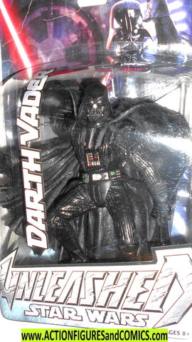 star wars action figures DARTH VADER Unleashed 2004 moc