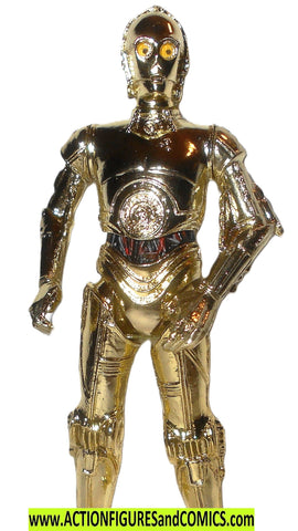 star wars action figures C-3PO 18 2005 moc droid rots movie