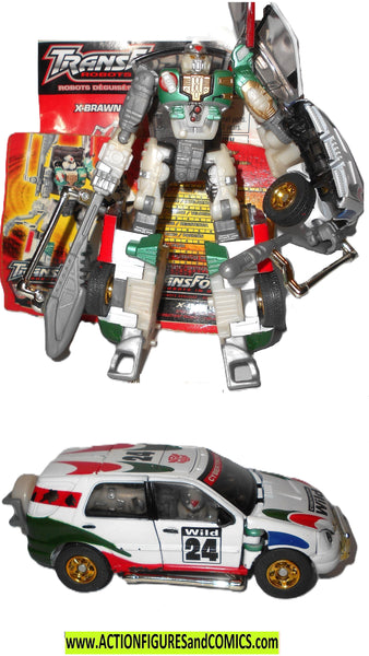 Transformers トランスフォーマー　X-BRAWN USA TRANSFORMERS ROBOTS IN DISGUISE X-BRAWN Silver ( New ) | eBay