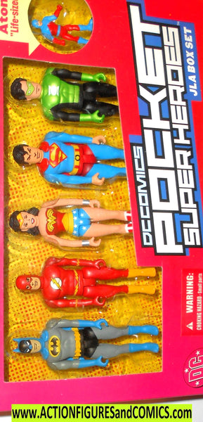 dc direct JLA 5 pack Pocket Heroes box universe moc mib