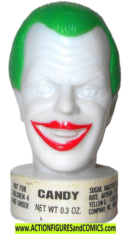 Batman 1989 movie JOKER HEAD Candy unopened moc mib