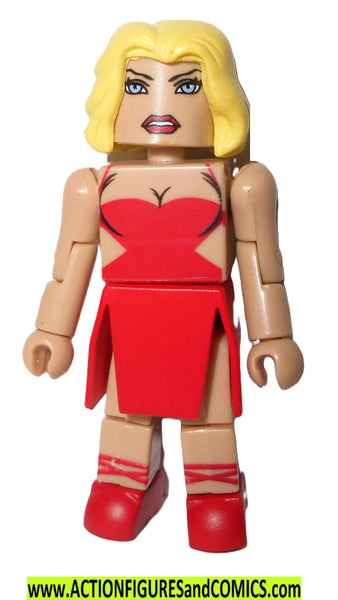 fitted lace wedding dress minimates Battlestar Galactica SIX red dress vintage –  ActionFiguresandComics