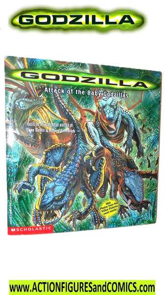 Godzilla 1998 BOOK Attack baby tri-star movie – ActionFiguresandComics
