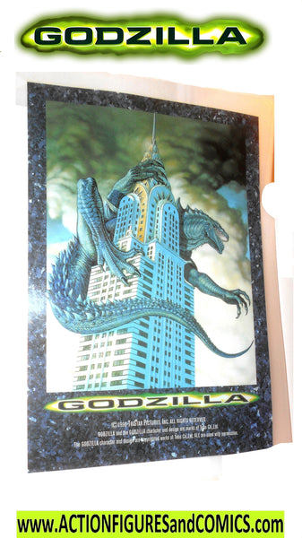 遙か GC クリアファイル 青龍 Godzilla 1998 Clear Folder Chrysler Building tri-star movie