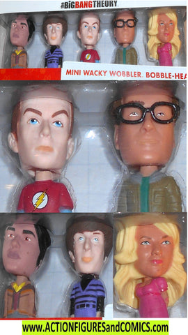 Big Bang Theory WACKY WOBBLERS bobble heads moc mib