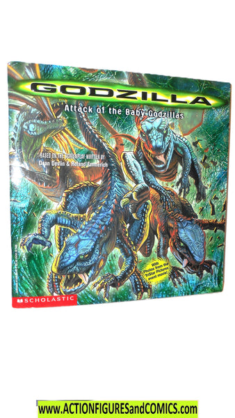 Godzilla 1998 BOOK Attack baby tri-star movie – ActionFiguresandComics