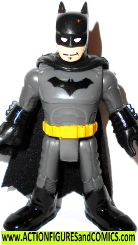 DC imaginext BATMAN gray suit black emblem fisher price