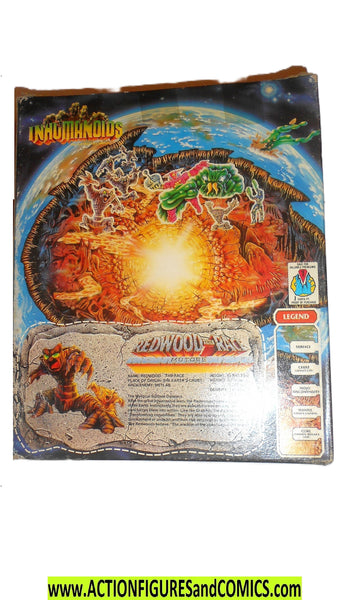 Inhumanoids REDWOODS Warrior vintage hasbro 1986 mib moc