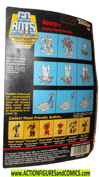 マシンロボ　GOBOTS TRANSFORMERS MRD-103　ザリオス GoBot Scorp Bandai Transformer Scorpion Action Figure 1984