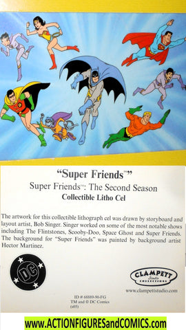 Super Friends LITHO CEL Bob Singer Clampett 2005