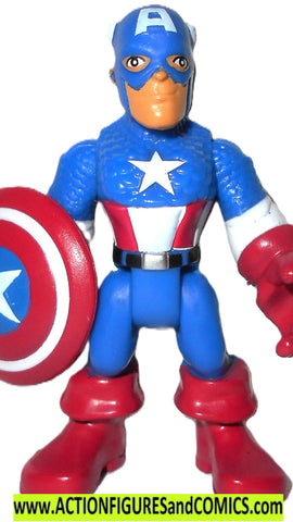 Marvel super hero adventures CAPTAIN AMERICA squad imaginext