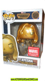 Funko Pop Marvel AYESHA 1215 bobble-head vinyl moc mib