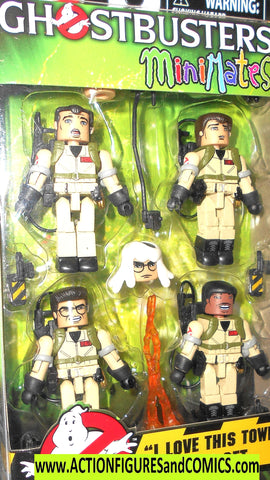 minimates Ghostbusters I LOVE THIS TOWN 4 pack moc