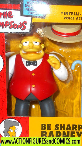 simpsons BARNEY BE SHARP playmates springfield moc mib