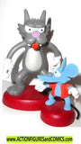 Simpsons ITCHY & SCRATCHY 2001 series 4 cat mouse wos fig