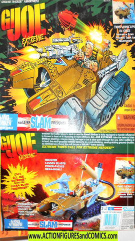 Gi joe SAND STRIKER Extreme slam 1995 vehicle moc mib