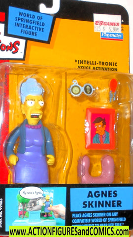 simpsons AGNES SKINNER playmates 2004 wave moc