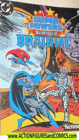 Super powers BRAINIAC 1984 mini comic dc superman 1983