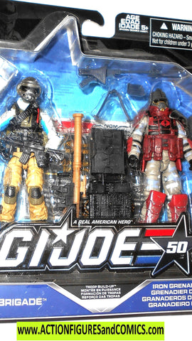 gi joe STEEL BRIGADE IRON Grenadier 2014 TRU 50 years 25th moc