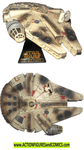 star wars action fleet MILLENNIUM FALCON 2002 7 inch