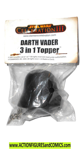 star wars DARTH VADER Celebration III 3 in 1 Foam Topper