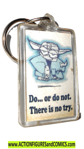 star wars YODA KeyChain 2004 C&D Do or do not