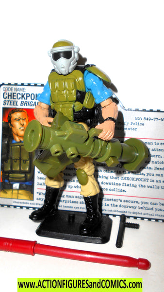 Gi Joe - Vintage - CHECK POINT - Complet 100% Avec Notice - Hasbro 1985 Gi Joe - Vintage - CHECK POINT - Complet 100% Avec Notice - Hasbro 1985