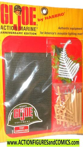 gi joe 12 inch TENT Camo Weapons Accessories Action Marine moc mip