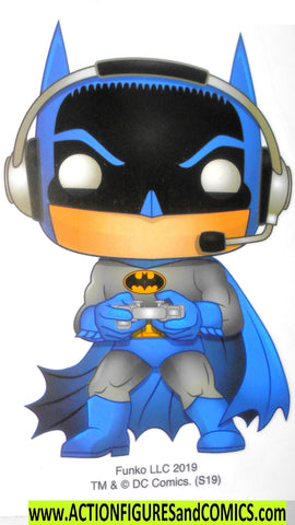 Funko Pop dc universe BATMAN Gamer STICKER standing