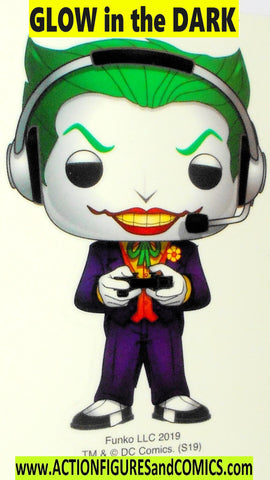 Funko Pop dc universe Batman JOKER STICKER Gamer gid gitd