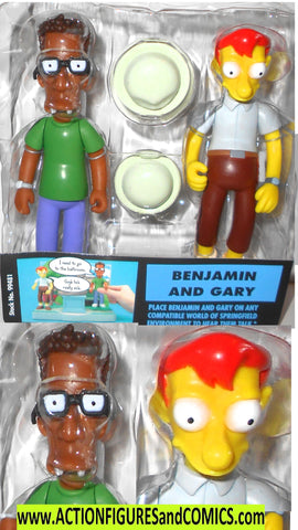 Simpsons BENJAMIN & GARY 2004 playmates world of simpsons