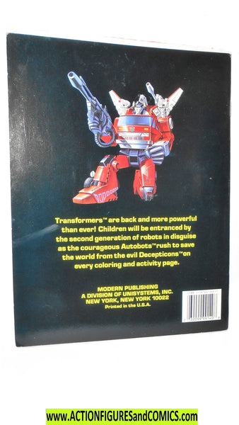 Transformers Generation 2 SLAG COLORING BOOK (Copy ...