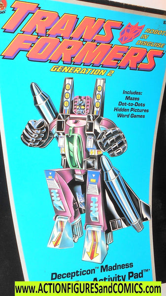 Transformers Generation 2 DIRGE COLORING BOOK Pad – ActionFiguresandComics