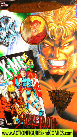 Marvel Famous Covers SABRETOOTH 1998 X-men toybiz Brown moc