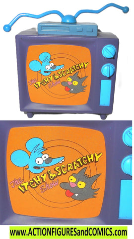 Simpsons TV SET Itchy & Scratchy Show 2002 playmates part