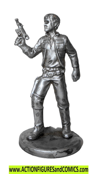 star wars action figures HAN SOLO mini hologram UGH silver