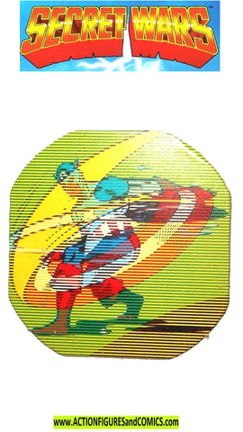 secret wars CAPTAIN AMERICA 1984 Shield INSERT marvel