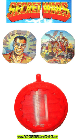 secret wars FALCON 1984 Shield & INSERTS marvel