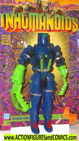Inhumanoids DR DEREK BRIGHT 1986 complete W FULL CARD
