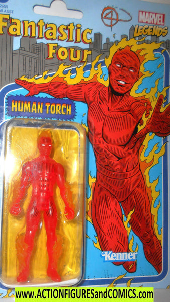 Human Torch Figurine Marvel Legends Retro Collection Series Hasbro 10 Cm 5010993842629 Kingdom Figurine.fr