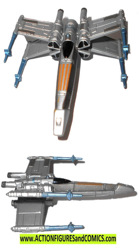 star wars action fleet X-WING CONCEPT 1998 alpha titanium