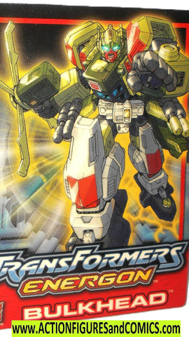 Transformers BULKHEAD Energon Trading card spec 2003