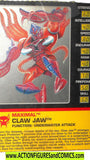 Transformers Beast Wars CLAW JAW 1996 squid tech spec