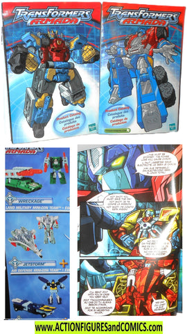 Transformers Armada COMIC & CATALOGUE vol 1 & 2