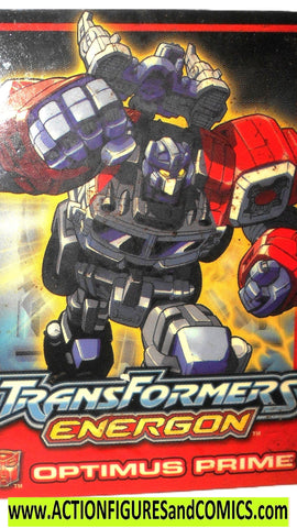 transformers energon OPTIMUS PRIME 2004 Trading Card