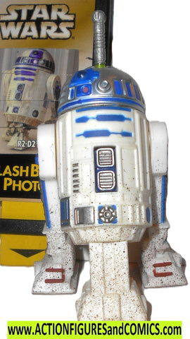star wars action figures R2-D2 1998 flashback pop up lightsaber