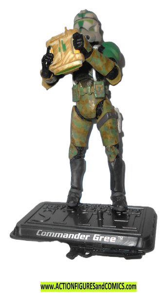 star wars action figures CLONE COMMANDER GREE #59 rots