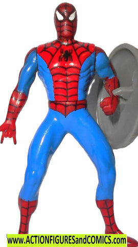 Marvel die cast SPIDER-MAN 1998 web shield animated toy biz